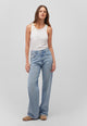 MAVI - MALIBU, High Waist, Loose Wide Leg, lt Brushed 90s vorne