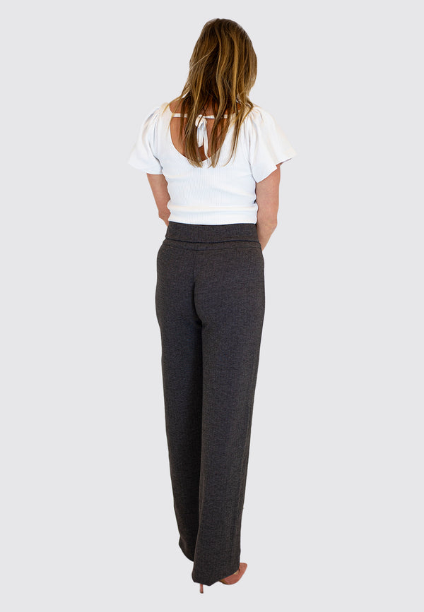 MAVI - Sporty Culotte, High-Waist, Herringbone hinten