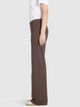 Mac Chiara Stoffhose Truffle Brown seitlich