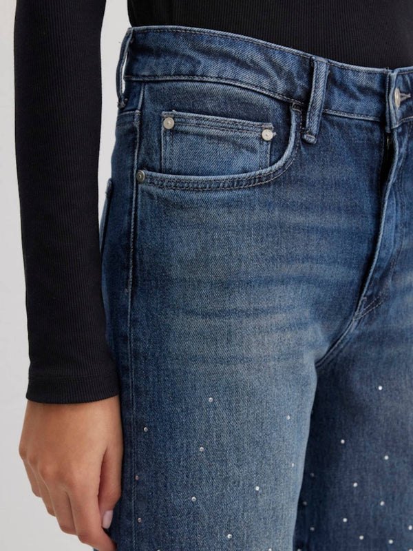 MaviJeans-MALIBU-HighWaist_Dark bushedSparkleGanzkoerper-Detail