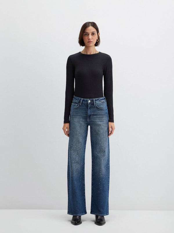 MaviJeans-MALIBU-HighWaist_Dark bushedSparkleGanzkoerper-1
