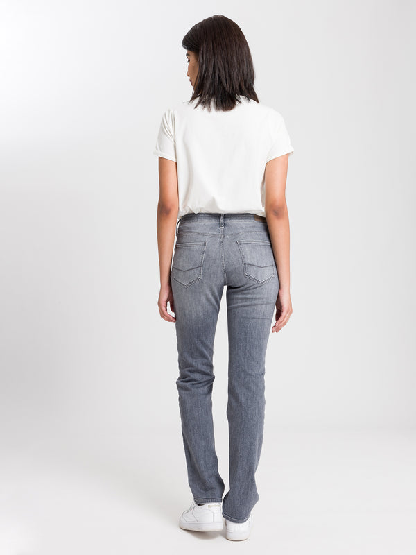 CROSS JEANS - ROSE Jeans, Regular Fit, Grey Used N 487-072, Ganzkörperbild, hinten