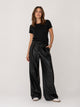 ONLYM-Palazzo-Lederimitat-Hose-black-vorne