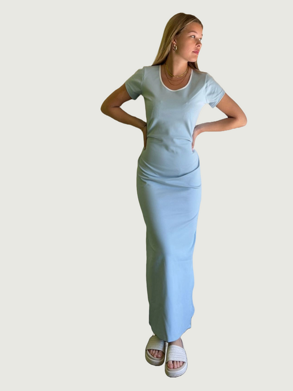 ONLYY M MAXIKLEID hellblau_TALL