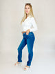 PIONEER - BETTY Strass Jeans, Straight Fit, Mid-Waist, Light Blue Used seite