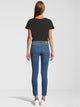 CROSS JEANS - JUDY, Skinny Fit, Straight Blue, Ganzkörper, Hinten