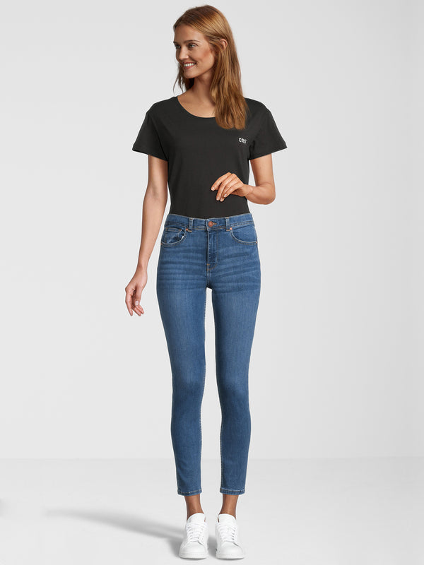 CROSS JEANS - JUDY, Skinny Fit, Straight Blue, Ganzkörper, Vorne