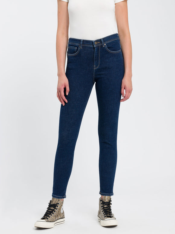 CROSS JEANS - JUDY, Skinny Fit, Dark Mid Blue, Vorne, Produktfoto