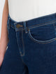 CROSS JEANS - JUDY, Skinny Fit, Dark Mid Blue, Detail, Vorne, Knopf
