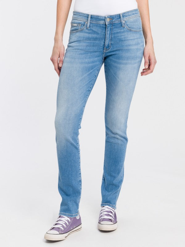 CROSS JEANS - ANYA Jeans, Slim Fit, Light Blue, Vorne, Unterkörper