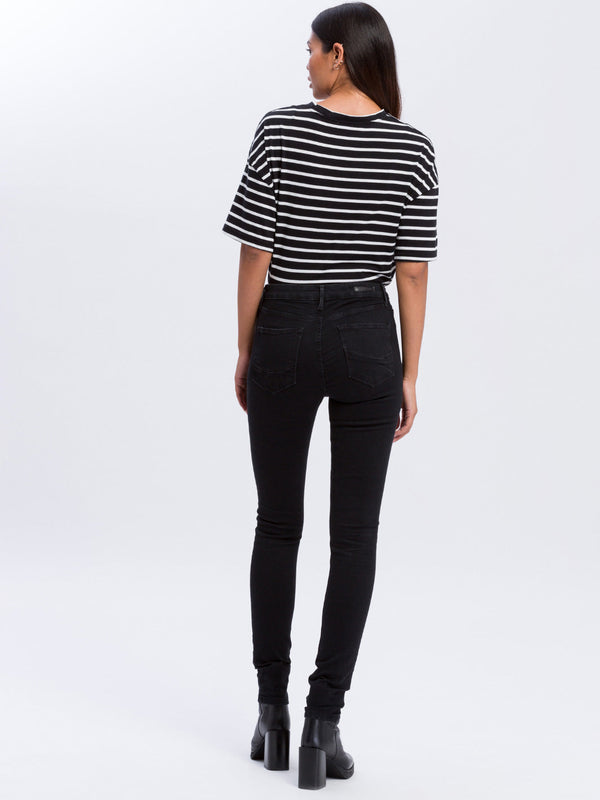 CROSS JEANS - ALAN Jeans, Skinny Fit, Black - RückenCROSS JEANS - ALAN, Skinny Fit, Black - Länge 30 L30 Länge 32 L32 Länge 34 - L34 - Länge 36 - L36 - hinten - Ganzkörper - Rückansicht