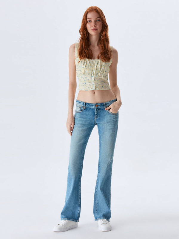 ROXY, Flare Fit, Undamaged-Wash, Vorne, Ganzkörper