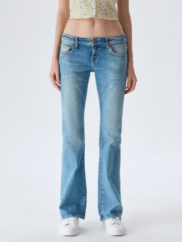 ROXY, Flare Fit, Undamaged-Wash, Vorne, Beine
