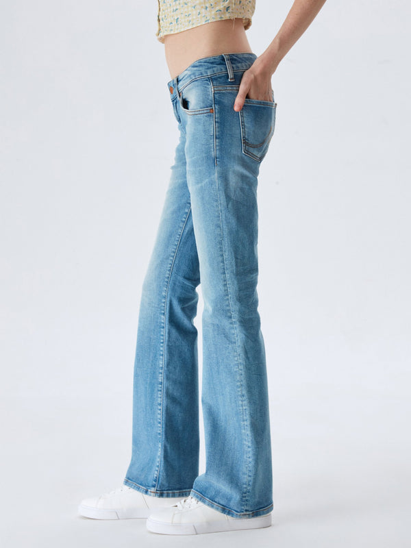 ROXY, Flare Fit, Undamaged-Wash, Seite, Seitlich, Unterkörper