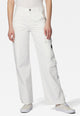 MAVI - DUBLIN, High-Rise Wide-Leg, off white denim, Vorne, Unterkörper