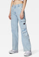 MAVI - DUBLIN, High-Rise Wide-Leg, Bleached Denim, Vorne, Seitlich, Unterkörper