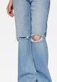 Mavi - Victoria - 101072-81851 - lt used denim - Detail - Destroyed-Look - vorne