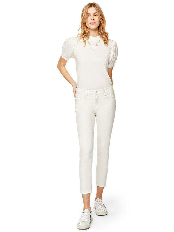 MAVI - ADRIANA, Skinny Fit, Slim Leg, White, Mid Waist, Länge 34 - L34 - Länge 36 - L36 - Länge 38 - L38 - vorne - Ganzkörper - Vorderansicht