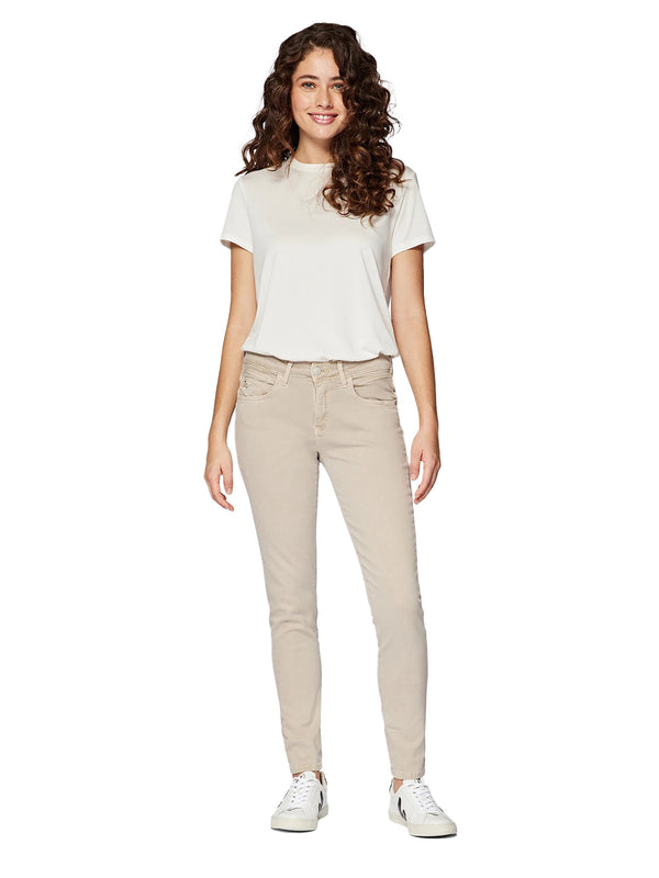 MAVI, ADRIANA, Skinny Fit, Slim Leg, Hummus Str., Mid Waist, Länge 34 - L34 - Länge 36 - L36 - Länge 38 - L38 - vorne - Ganzkörper - Vorderansicht