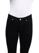 Bogilvy - Slim Fit - Mid Waist - Black - SPIKE- Länge 34 - L34 - Länge 36 - L36 - Länge 38 - L38 - vorne - Detailansicht