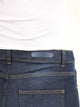 Screvet - Straight Fit - High Waist - Mid Blue Used - TINGLY - Länge 34 - L34 - Länge 36 - L36 - hinten - lether patch - Detailansicht