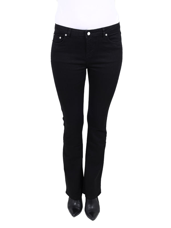 Screvet - Bootcut - Mid Waist - Black - SCREW - Länge 34 - L34 - Länge 36 - L36 - vorne - Beine - Detailansicht