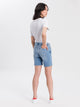 CROSS JEANS - Zena - Slim Bermuda - Light Blue - Ganzkörperansicht - hinten