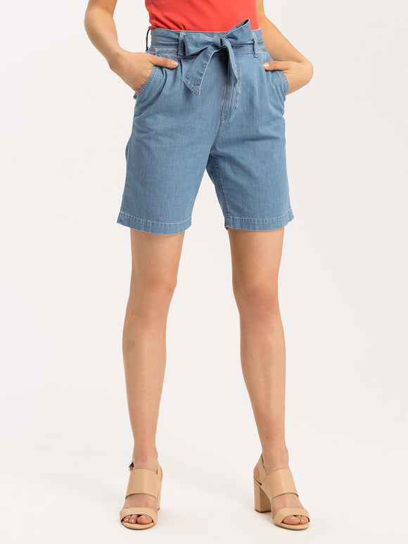 CROSS JEANS - CINDY Bermuda Shorts W 28, W30, W31  - vorne - Beinansicht - Vorderansicht