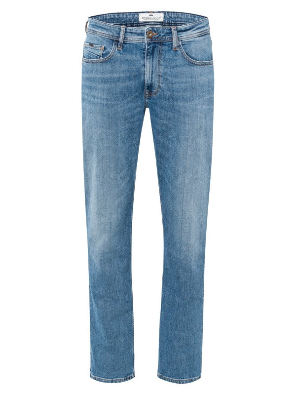 CROSS JEANS - ANTONIO, Relaxed Fit, MID BLUE WASHED