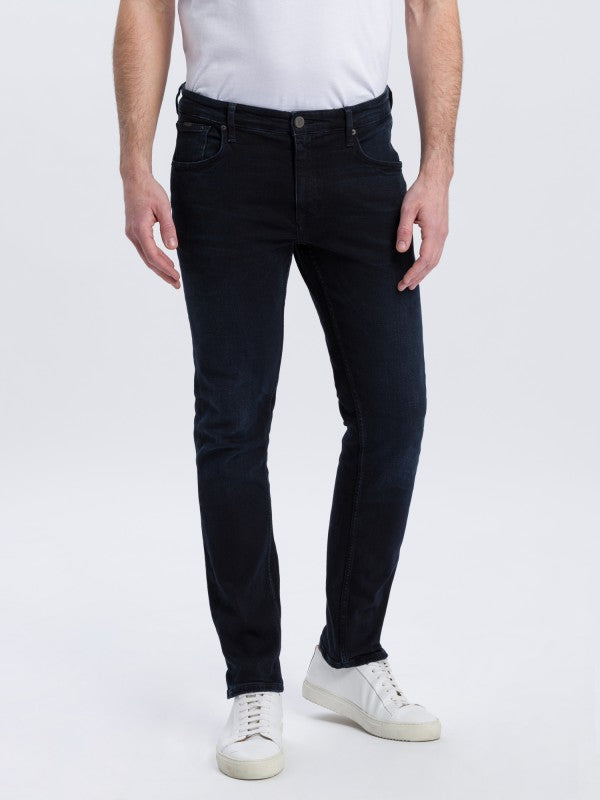 CROSS JEANS - DAMIEN, Slim Fit, Blue Black, Vorne, Unterkörper 