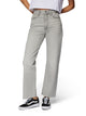 MAVI - BARCELONA, Loose Straight, Grey Brushed Denim, L35, L37 - vorne - Bund - Knopf - Beine 