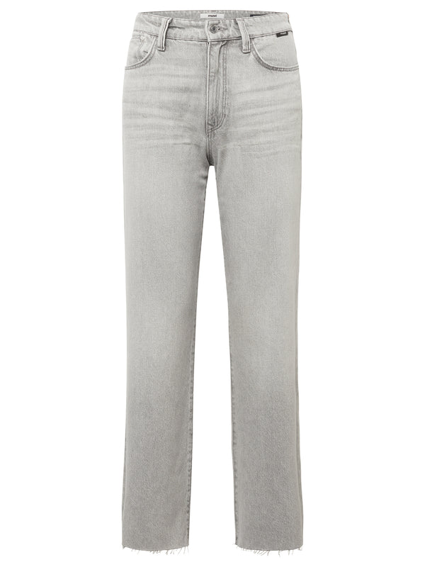 MAVI - BARCELONA, Loose Straight, Grey Brushed Denim, L35, L37 - vorne - Beine - Detailansicht