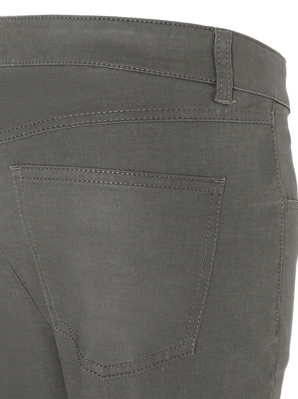 MAC, SLIM clean, Dark Grey, Straight Fit, Slim Leg, Mid Waist, Länge 34 - L34 - Länge 36 - L36 - hinten - Gesäß - Detailansicht