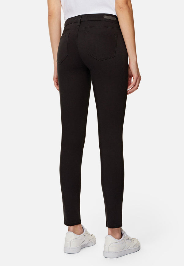 MAVI - ADRIANA Jeans, Super Skinny, Double Black Str, Mid Waist, Länge 34 - L34 - Länge 36 - L36 - Länge 38 - L38 - hinten - Beine - Rückansicht