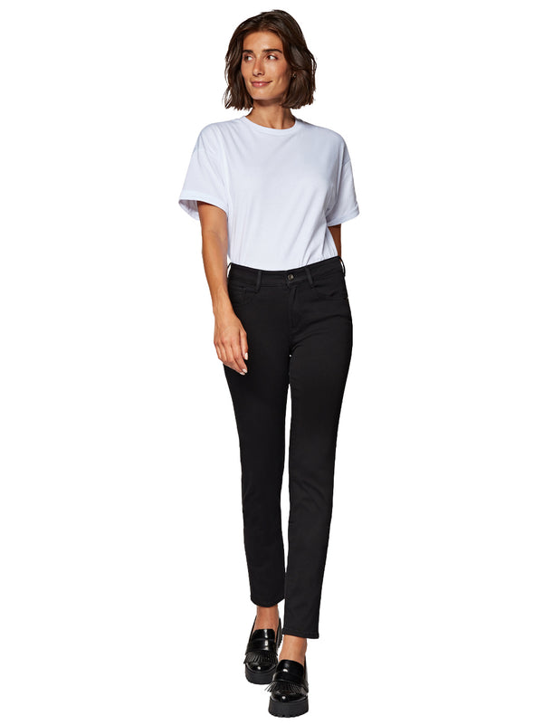 MAVI - SOPHIE, Slim Fit, Black Str, Mid Waist, Länge 34 - L34 - Länge 36 - L36 - Länge 38 - L38 - vorne - Ganzkörper - Vorderansicht
