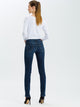 CROSS JEANS - ROSE Jeans, Straight Fit, Dark Used, Mid Waist, Länge 34 - L34 - Länge 36 - L36 - hinten - Ganzkörper - Rückansicht
