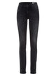 CROSS JEANS - ROSE Jeans, Straight Fit, Dark Grey, High Waist, Länge 34 - L34 - Länge 36 - L36 - vorne - Beine - Vorderansicht