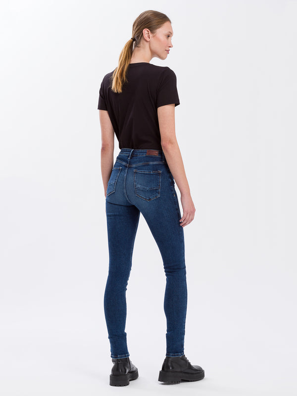 N_497_198_cross_jeans_Ocean Blue_Länge36 - L36 - Länge 37 - L37 - Hinteransicht