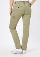 PADDOCK'S - PINA Cargo Jeans, Slim Fit, High-Waist, Capulet Olive hinten