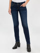 CROSS JEANS - LOIE, Straight Leg, Dark Blue, Länge 37 - L37- Beine - Vorderseite