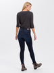 CROSS JEANS - JUDY, Skinny, Deep Blue Used, High Waist, Länge 36 - L36 - Länge 37 - L 37 - hinten - Ganzkörper - Rückansicht