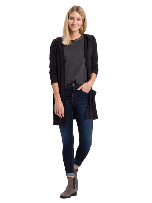 CROSS JEANS - JUDY, Skinny, Deep Blue Used, High Waist, Länge 36 - L36 - Länge 37 - L 37 - vorne - Ganzkörper - Vorderansicht