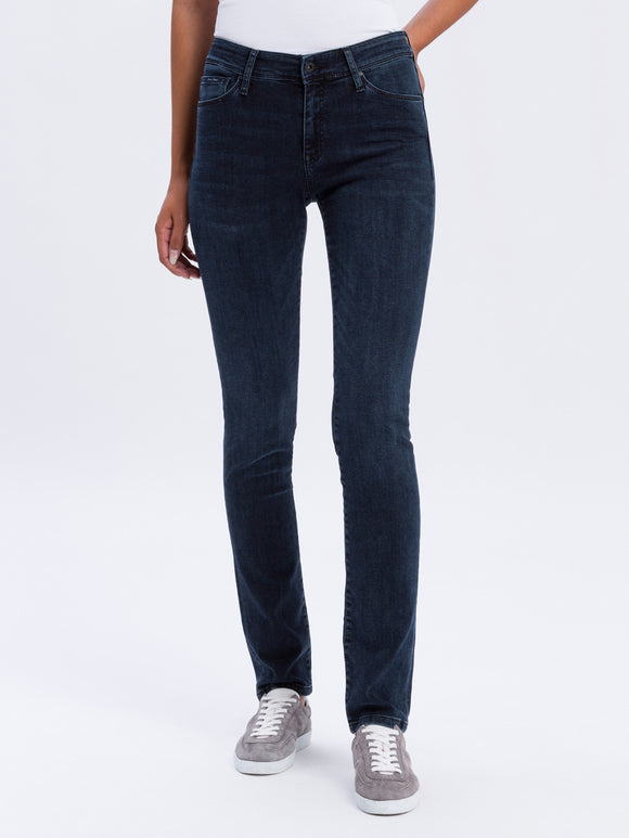 CROSS JEANS - ANYA Jeans, Slim Fit, Blue Black, Länge 30 - L30 - Länge 32 - L32 Länge 34 - L34 - Länge 36 - L36 - vorne - Beine - Detailansicht