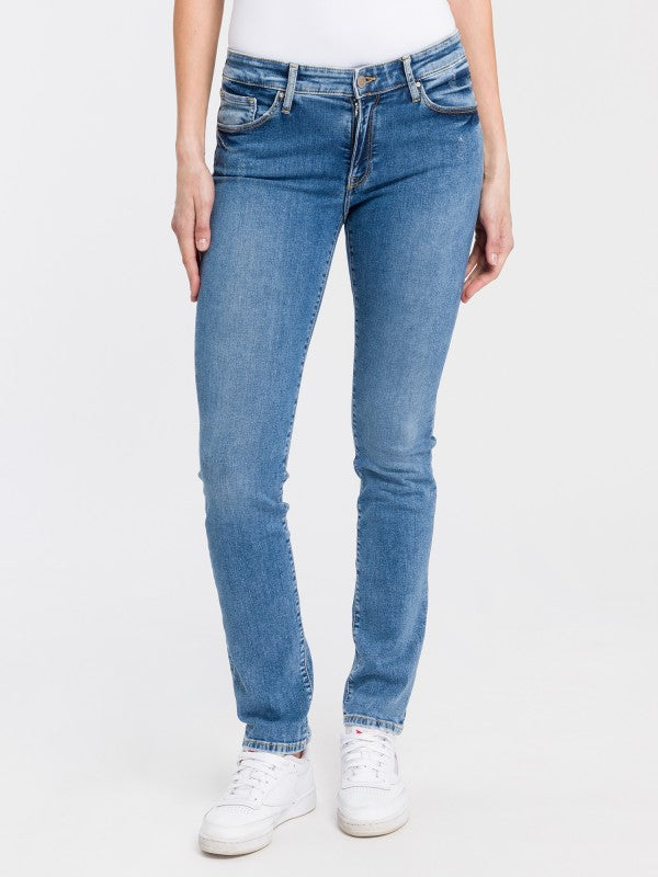 CROSS JEANS - ANYA Jeans, Slim Fit, Light Mid Blue, Vorne, Unterkörper