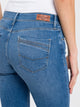CROSS JEANS - ANYA Jeans, Slim Fit, Mid Blue, Detail, Seite, Gesäß, Hinten, Tasche 