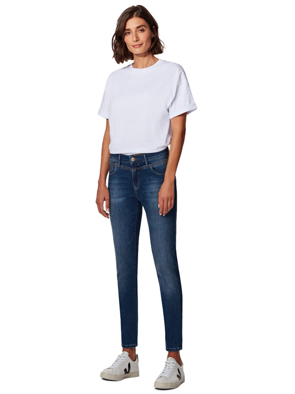 MAVI - SOPHIE, Slim Skinny Fit, Deep Memory Fit, Blue, Mid Waist, Länge 34 - L34 - Länge 36 - L36 - Länge 38 - L38 - vorne - Ganzkörper - Vorderansicht