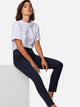 MAVI - SOPHIE, Slim Fit, Ink Uptown Sporty, Darkblue, Mid Waist, Länge 34 - L34 - Länge 36 - L36 - Länge 38 - L38 - vorne - Ganzkörper - sitzend